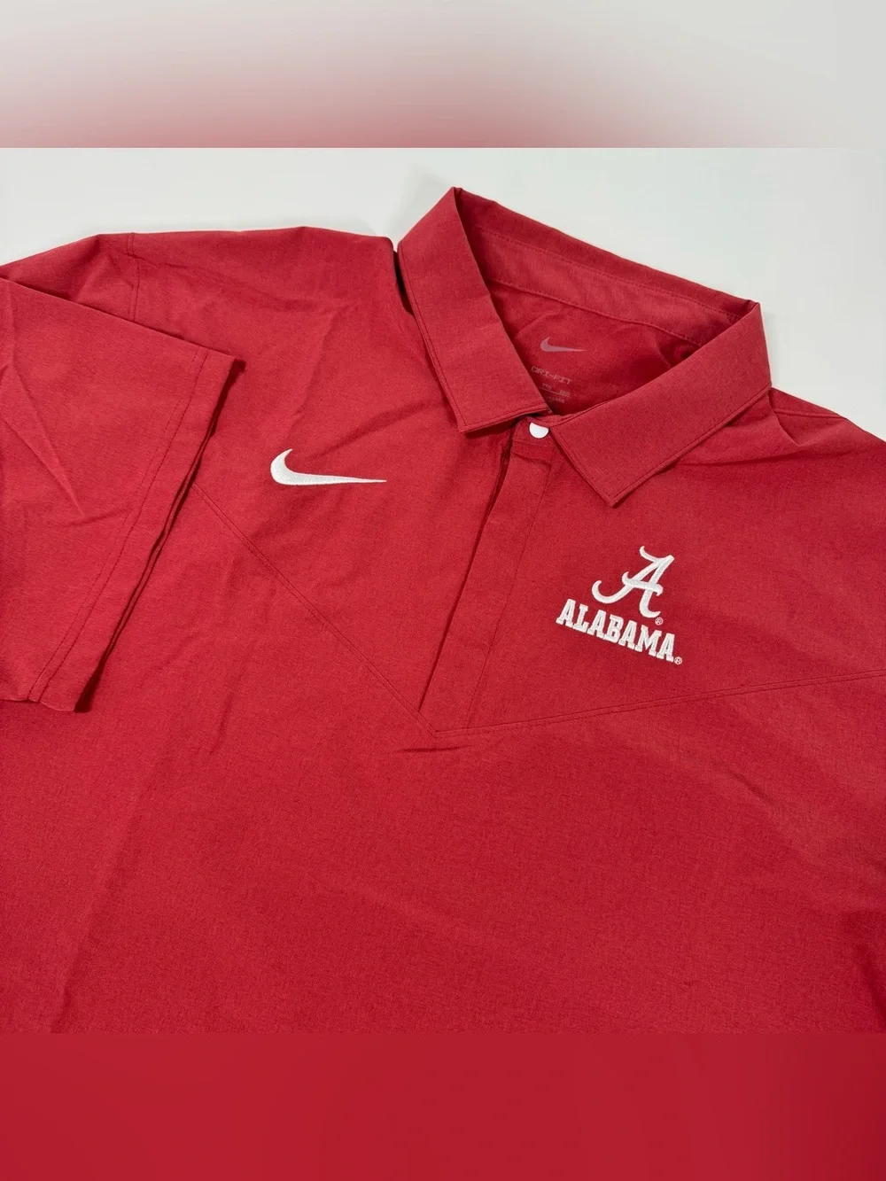 NCAA University Of Alabama Roll Tide Nike Dri-Fit On Field Polo Shirt Men 2XL